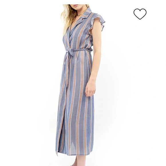 . Nwt The Wrap Maxi Dress by Saltwater Luxe - Picture 3 of 4